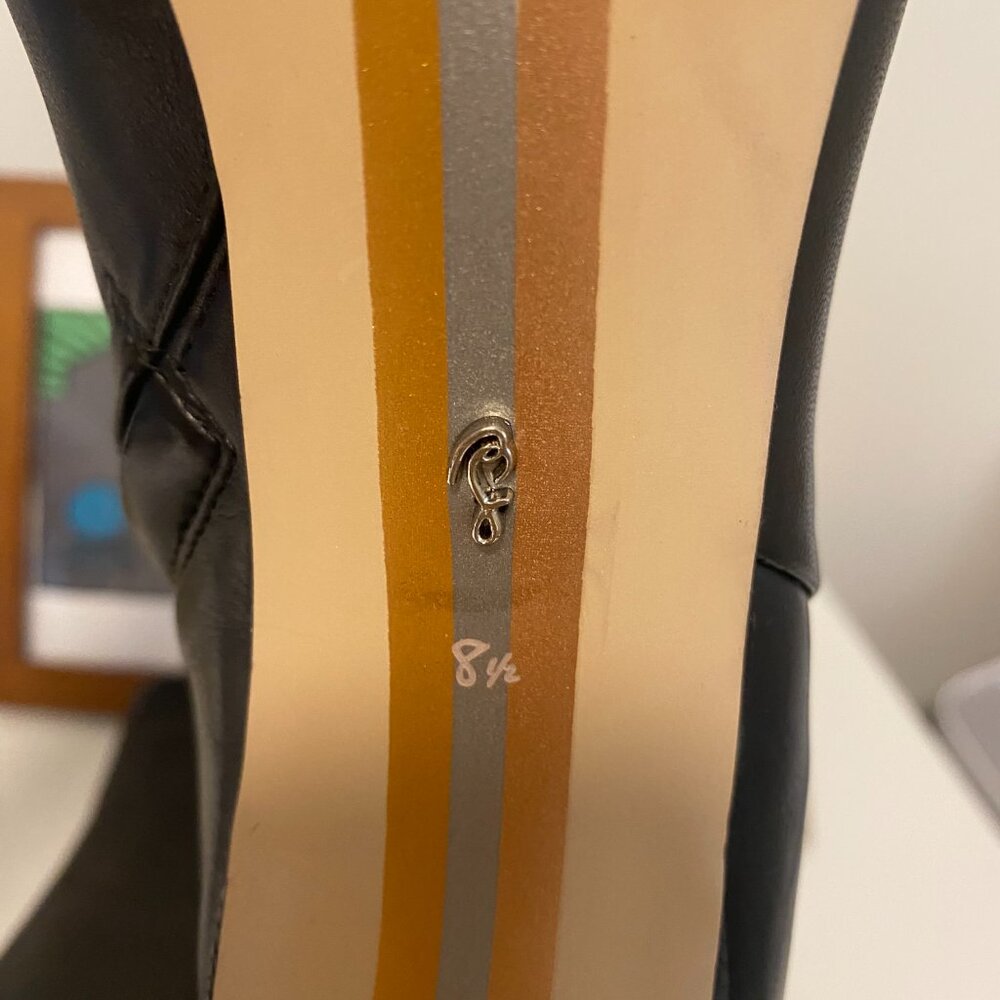 Sam Edelman Black Ankle Boots Sz 8.5 - Picture 4 of 8